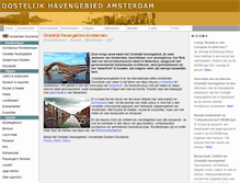 Tablet Screenshot of oostelijkhavengebied.nl